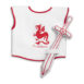 DEGUISEMENT CHEVALIER POUR ENFANTS ROUGE BORDEAUX RATATAM KIDS CM-CH012