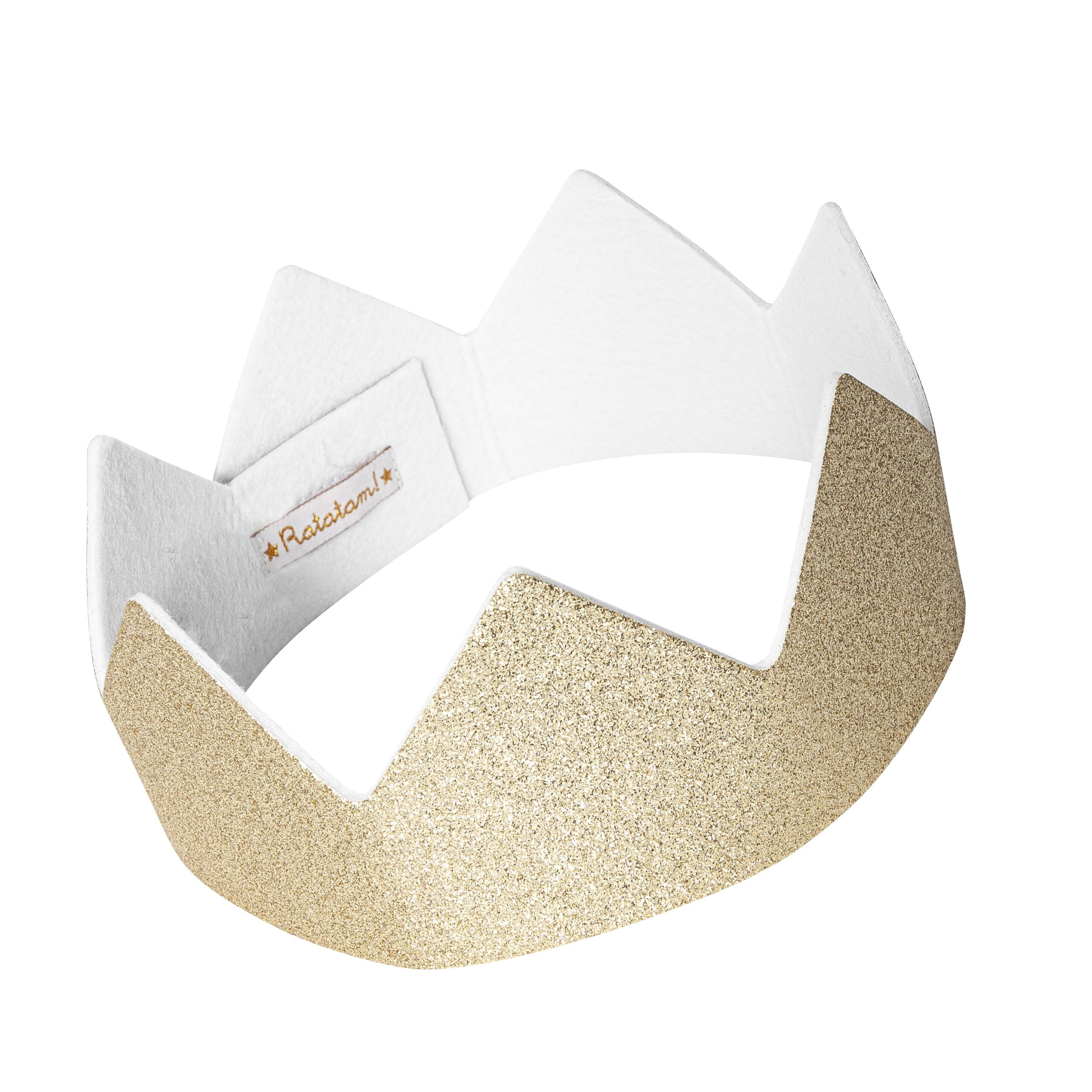 COURONNE PAILLETTES OR DEGUISEMENT ENFANT RATATAM KIDS C037