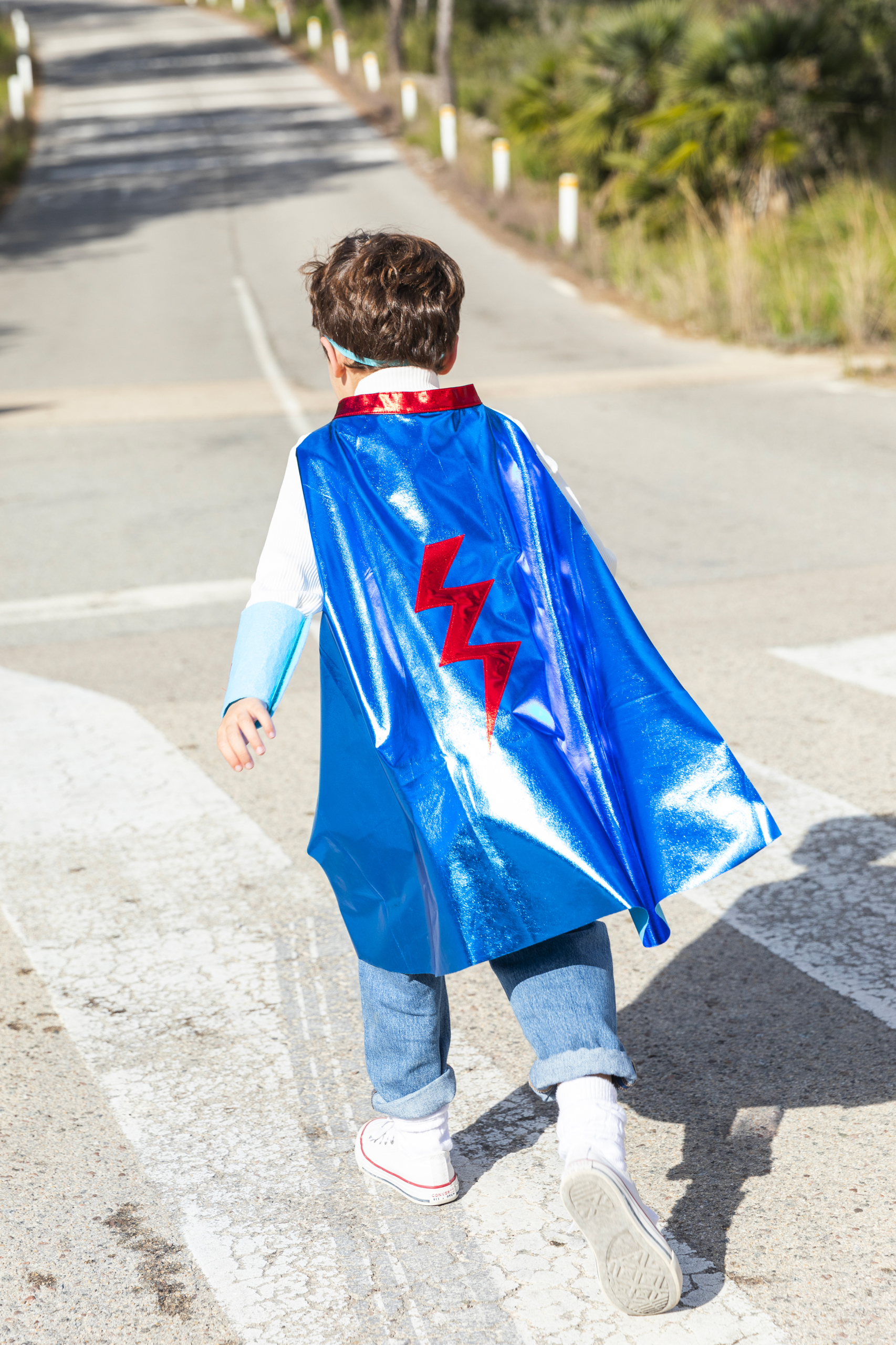 KIT SUPER HEROS BLEU S068 DEGUISEMENT RATATAM