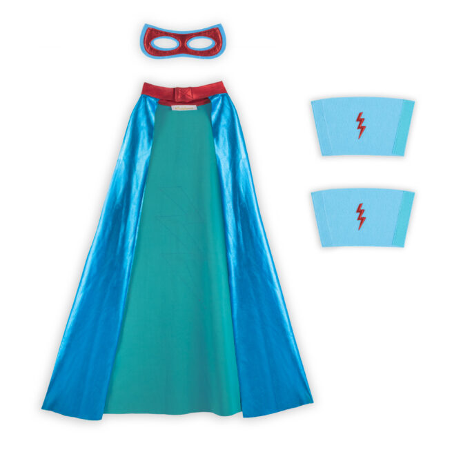 SET SUPER HEROS BLEU ROUGE S068 RATATAM KIDS