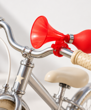 KLAXON VELO ENFANTS ROUGE