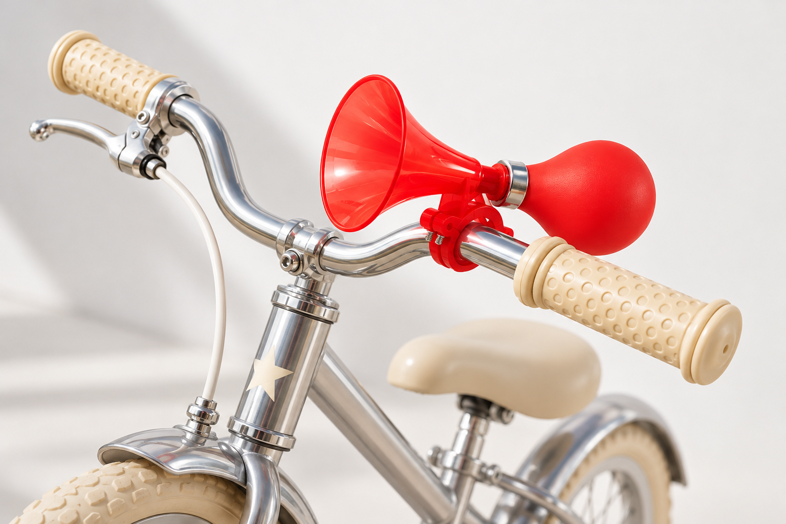 KLAXON VELO ENFANTS ROUGE