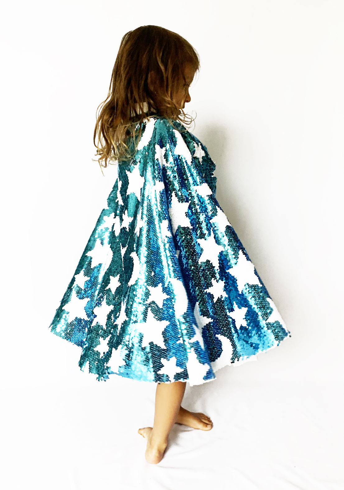 CAPE COSMIQUE BLEU JOUET DEGUISEMENT ENFANTS