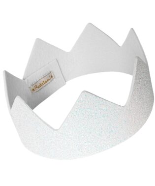 WHITE GLITTER CROWN RATATAM KIDS DISGUISE C040