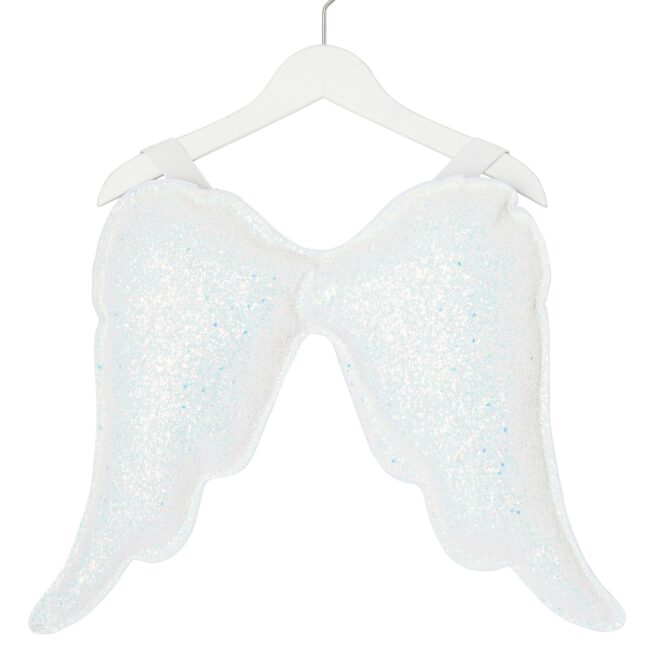 GLITTERY WHITE DANGE WINGS CHILD DISGUISE A037