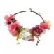 COURONNE FLEURS ROSE ORANGE RATATAM KIDS CF-042