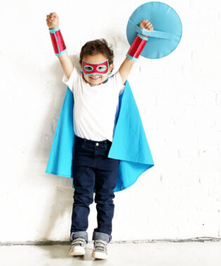 KIT SUPER HEROS BLEU ET ROUGE RATATAM KIDS