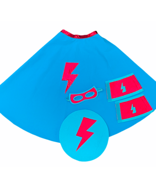 SM071 SUPERHERO KIT BLUE RATATAM KIDS DISGUISE