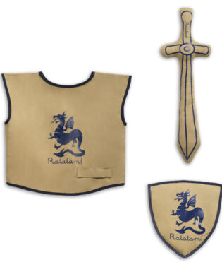 DEGUISEMENT CHEVALIER POUR ENFANTS BLEU RATATAM KIDS CM-CH013