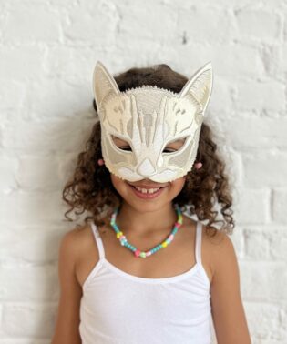 MASQUE BRODE CHAT DEGUISEMENT