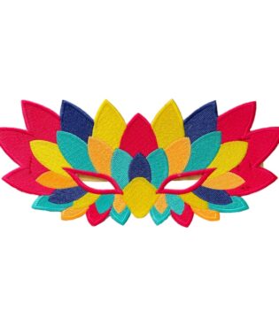 EMBROIDERED BIRD OF PARADISE MASK RATATAM KIDS