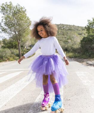JUPE TUTU ROCK VIOLET RATATAM KIDS