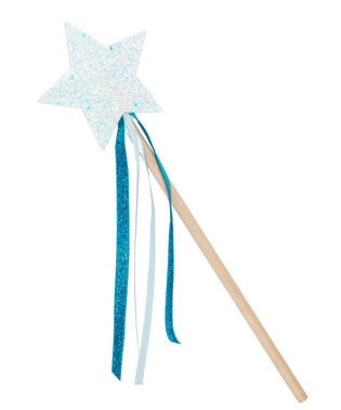 MAGIC WAND BLUE GLITTER RATATAM KIDS COSTUME BM037