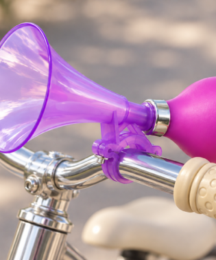 KLAXON VELO ENFANTS VIOLET