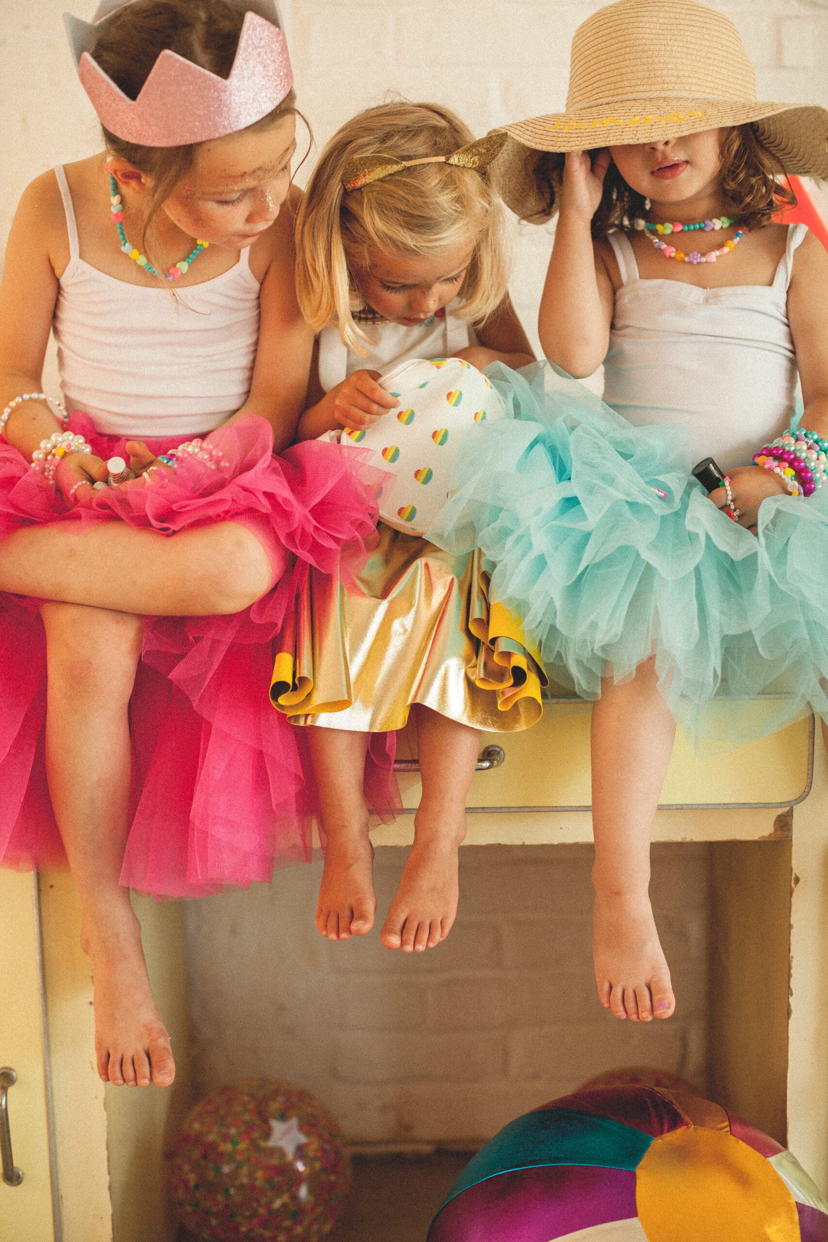 DEGUISEMENT COURONNE PAILLETTE ROSE RATATAM KIDS C039