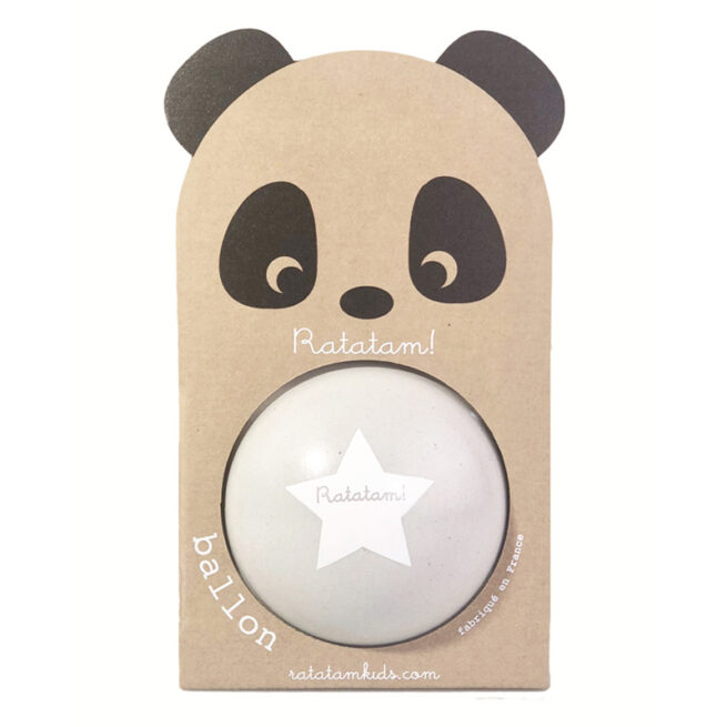 CHILDREN'S BALL PANDA BALL GREY B030-12 RATATAM KIDS