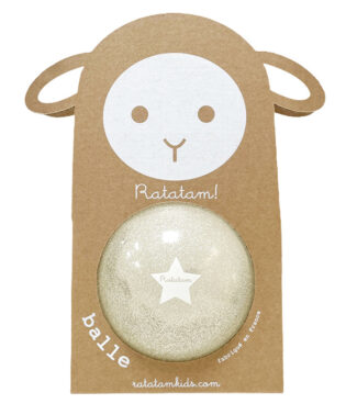 SILVER BABY SHEEP BALL FOR KIDS B036-10 RATATAM KIDS