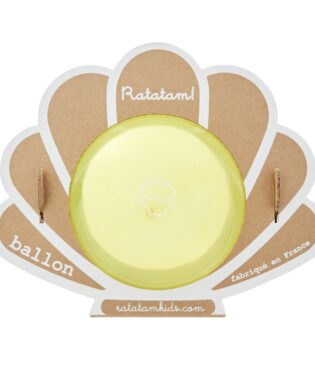 RATATAM KIDS YELLOW SEASHELL BALL - BEACH BALL