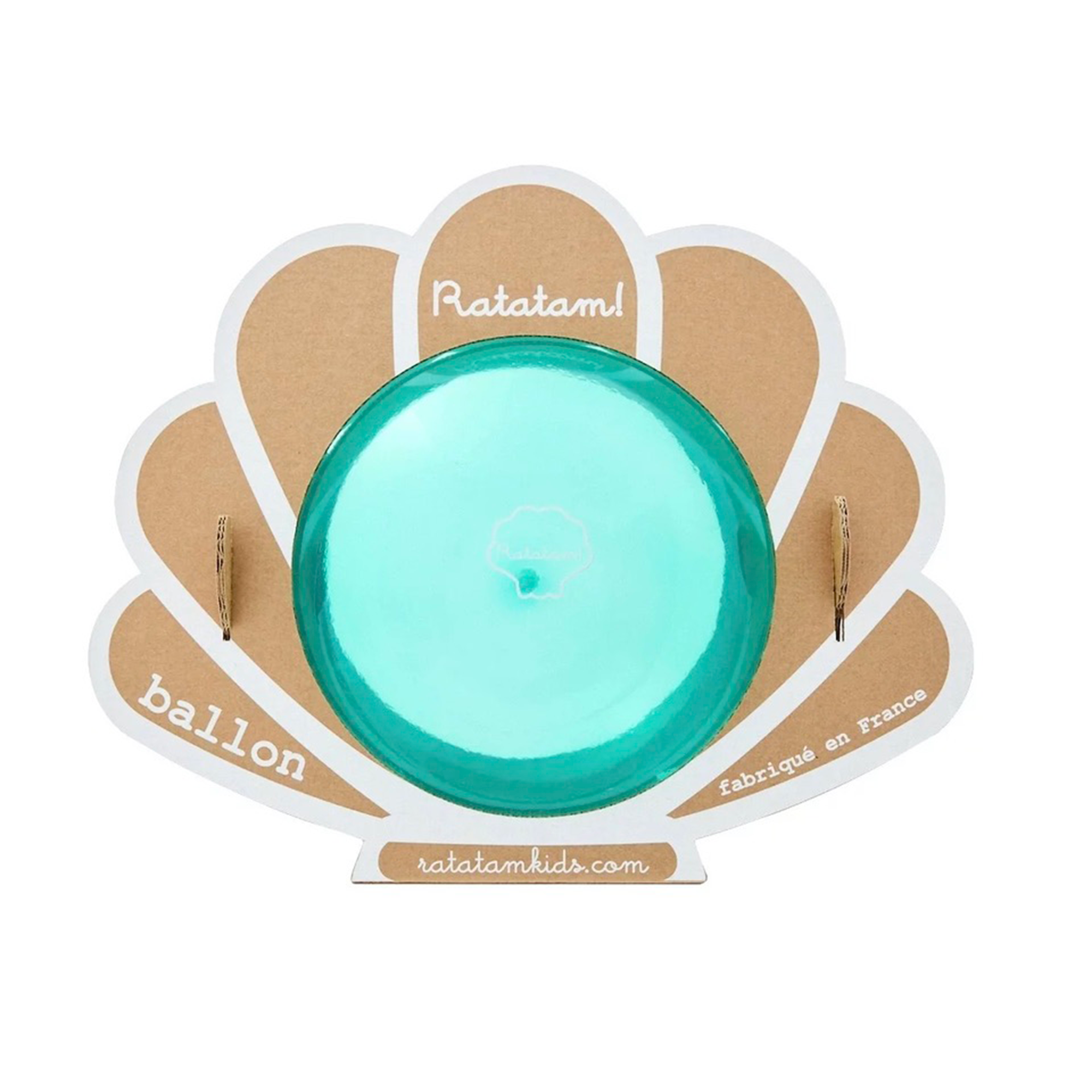 BALLON COQUILLAGE VERT RATATAM