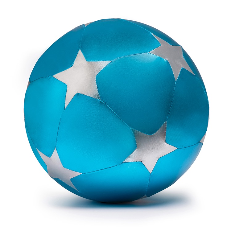 Le Ballon Tissu Etoiles 30 cm - Bleu - Ratatam Site Officiel