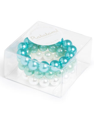 SET OF 3 RATATAM KIDS BLUE PEARL BRACELETS