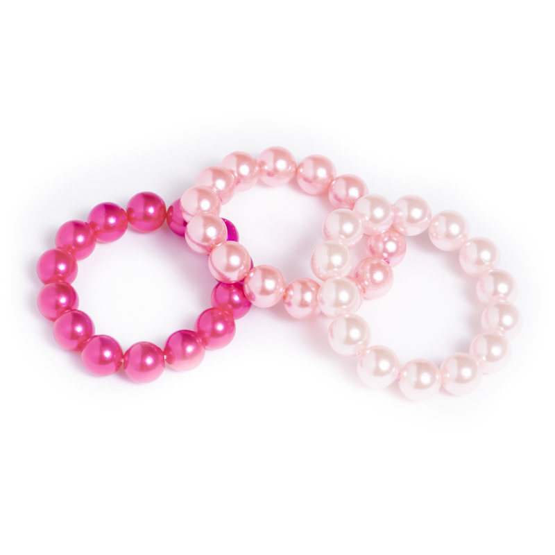 Set de 3 bracelets perles - Rose - Ratatam Site Officiel
