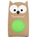 BALLE REBONDISSANTE HIBOU VERT JOUET POUR ENFANT BRH-045 RATATAM KIDS