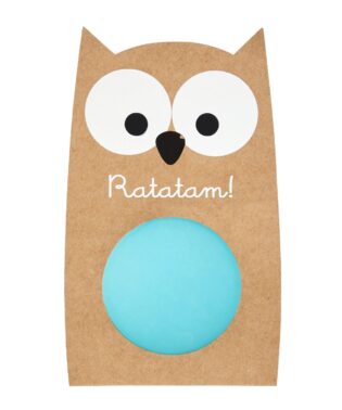 RATATAM KIDS BLUE OWL PHOSPHORESCENT BOUNCING BALL