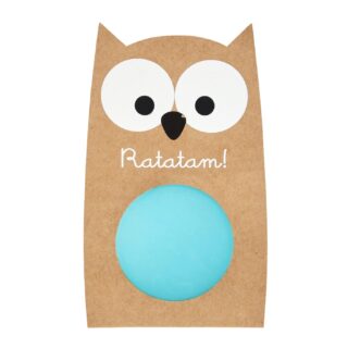 RATATAM KIDS BLUE OWL PHOSPHORESCENT BOUNCING BALL