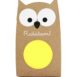 YELLOW OWL BOUNCING BALL CHILDREN'S TOY RATATAM MIDS BRH-047