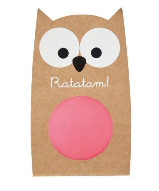 PINK OWL BOUNCING BALL CHILDREN'S TOY BRH-049 RATATAM KIDS