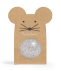 SILVER GLITTER MOUSE BOUNCING BALL BRS-043 RATATAM KIDS