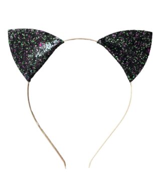 RATATAM KIDS BLACK GLITTER CAT HEADBAND