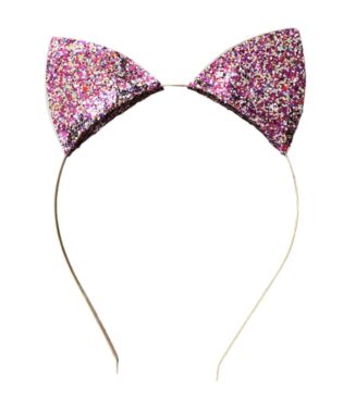 RATATAM KIDS MULTICOLOR GLITTER CAT HEADBAND ST-045