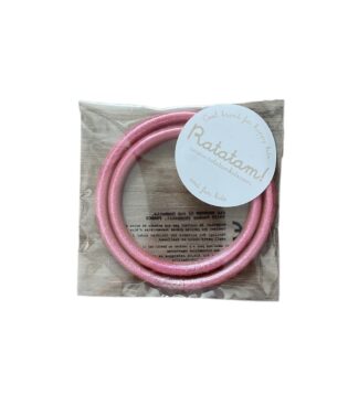 SET DE 2 BRACELETS TUBES MAMAN ENFANT ROSE RATATAM KIDS BT-M009E