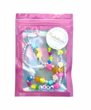 COLLIER ELASTIQUE EN PERLE COLLECTION LOVE RATATAM KIDS CO-LOV02