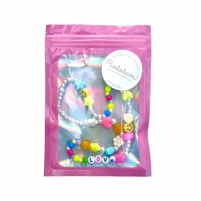 COLLIER ELASTIQUE EN PERLE COLLECTION LOVE RATATAM KIDS CO-LOV02