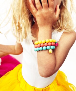 BRACELET PERLE AVEC CITRON RATATAM KIDS BP-B003C