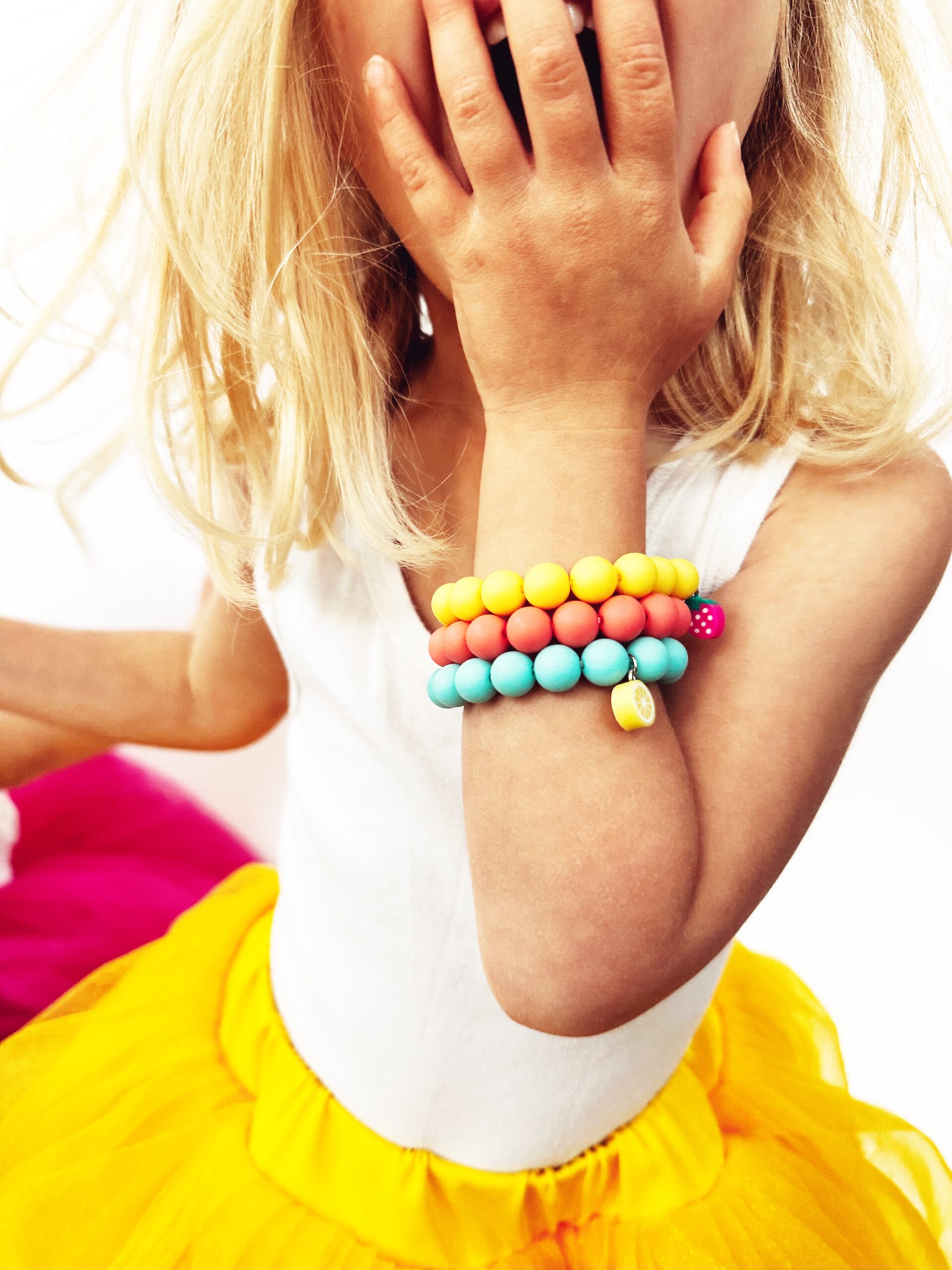 PEARL BRACELET WITH LEMON RATATAM KIDS BP-B003C