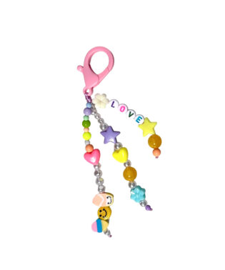 LOVE RATATAM KIDS KEYRING WITH BEADS PC-LOV03