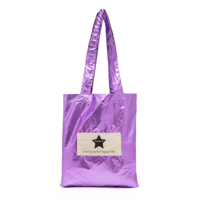 TOTEBAG METALISSE VIOLET RATATAM KIDS TB-A031