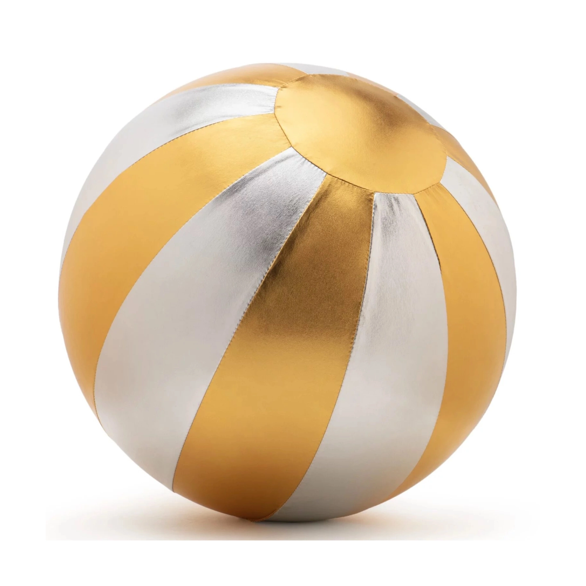 GRAND BALLON CIRQUE 40 CM ARGENT ET OR RATATAM