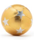 RATATAM KIDS GOLD AND SILVER STAR FABRIC BALL BT-J016