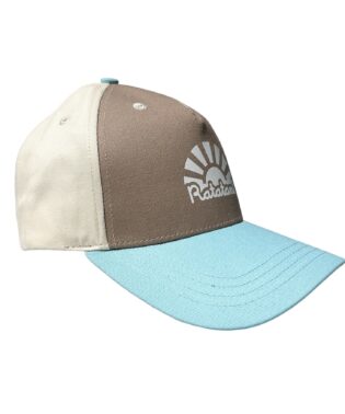 RATATAM KIDS BLUE AND BROWN FABRIC CAP