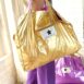 RATATAM KIDS LARGE GOLD AND PURPLE TOTE BAG FT-A027