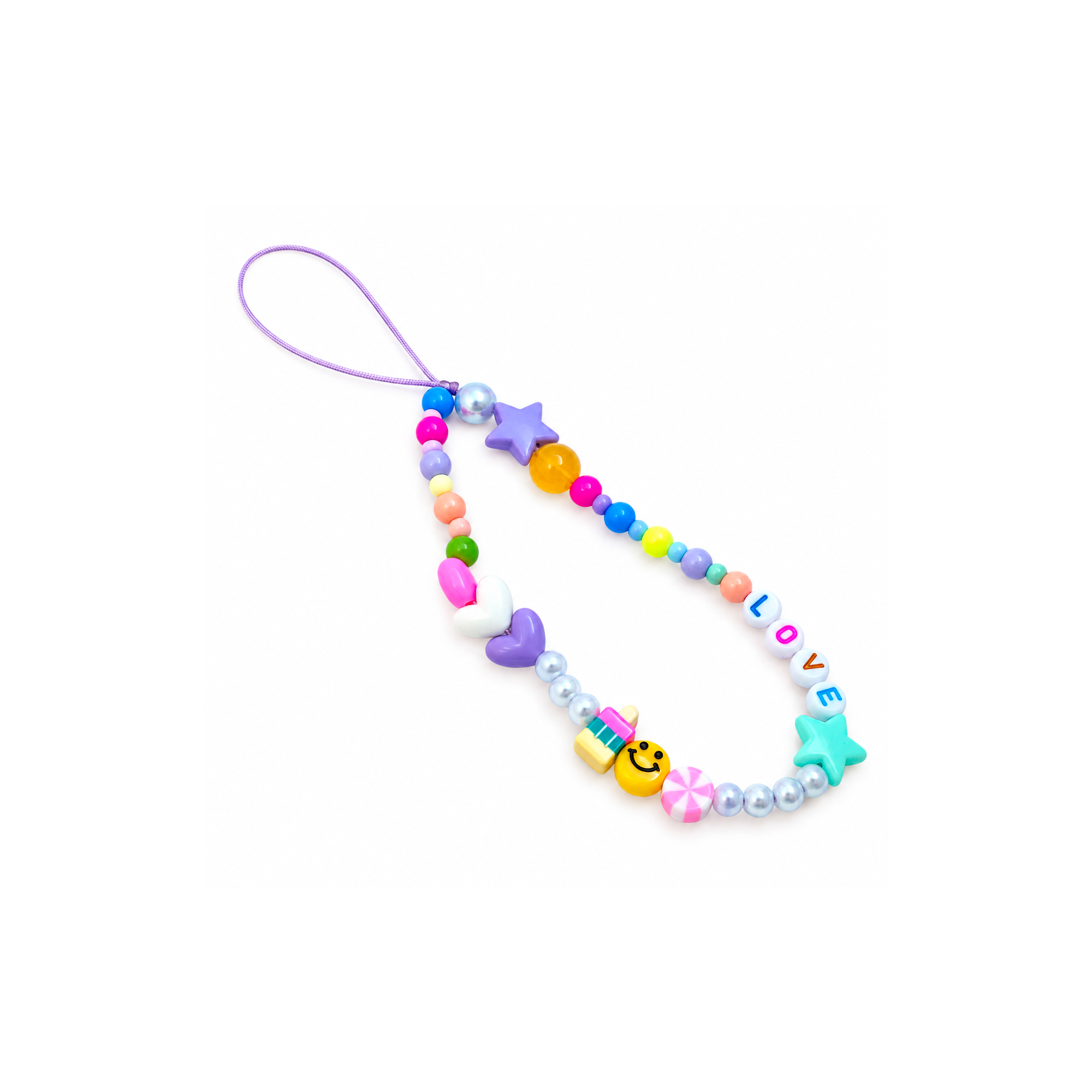 BIJOUX DE TELEPHONE love LT-LOV04 2 CHAINE DE TELEPHONE LOVE LT-LOV04