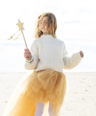 JUPE TUTU ROCK MOKA ENFANTS DEGUISEMENT RATATAM