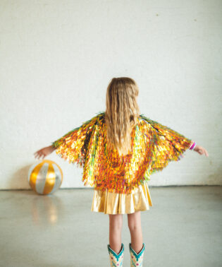 CAPE HOLOGRAPHIQUE DEGUISEMENT RATATAM KIDS