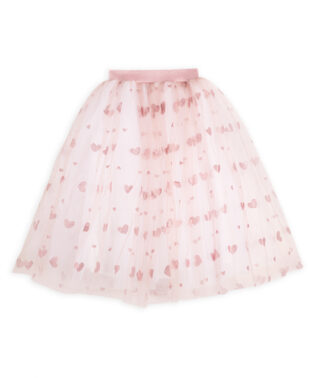 SK-D011 JUPON LONG COEUR ROSE PAILLETTÉ RATATAM KIDS