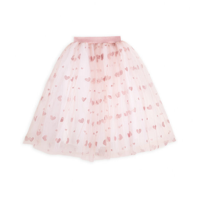 SK-D011 JUPON LONG COEUR ROSE PAILLETTÉ RATATAM KIDS